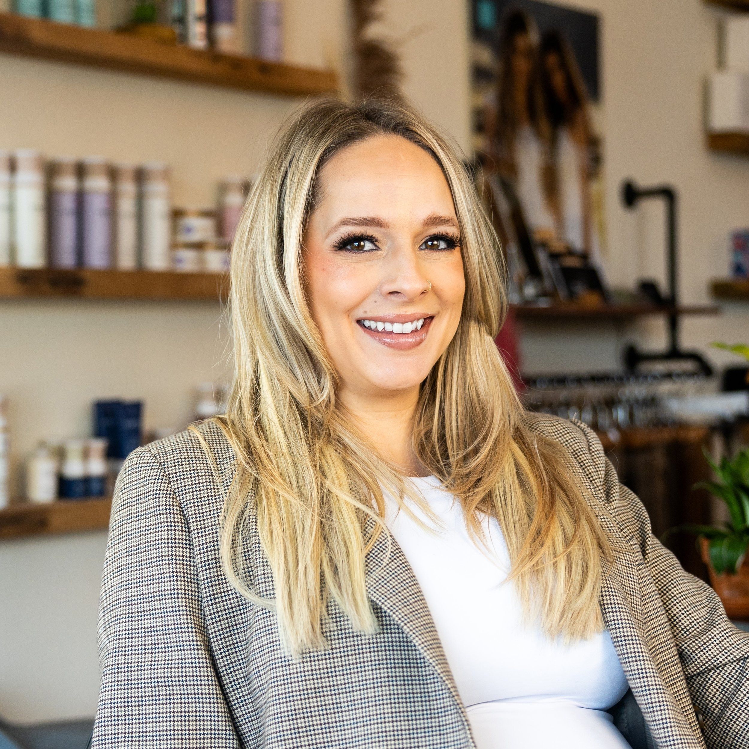 Alisha Garcia, owner of The Craft Collective, in the salon